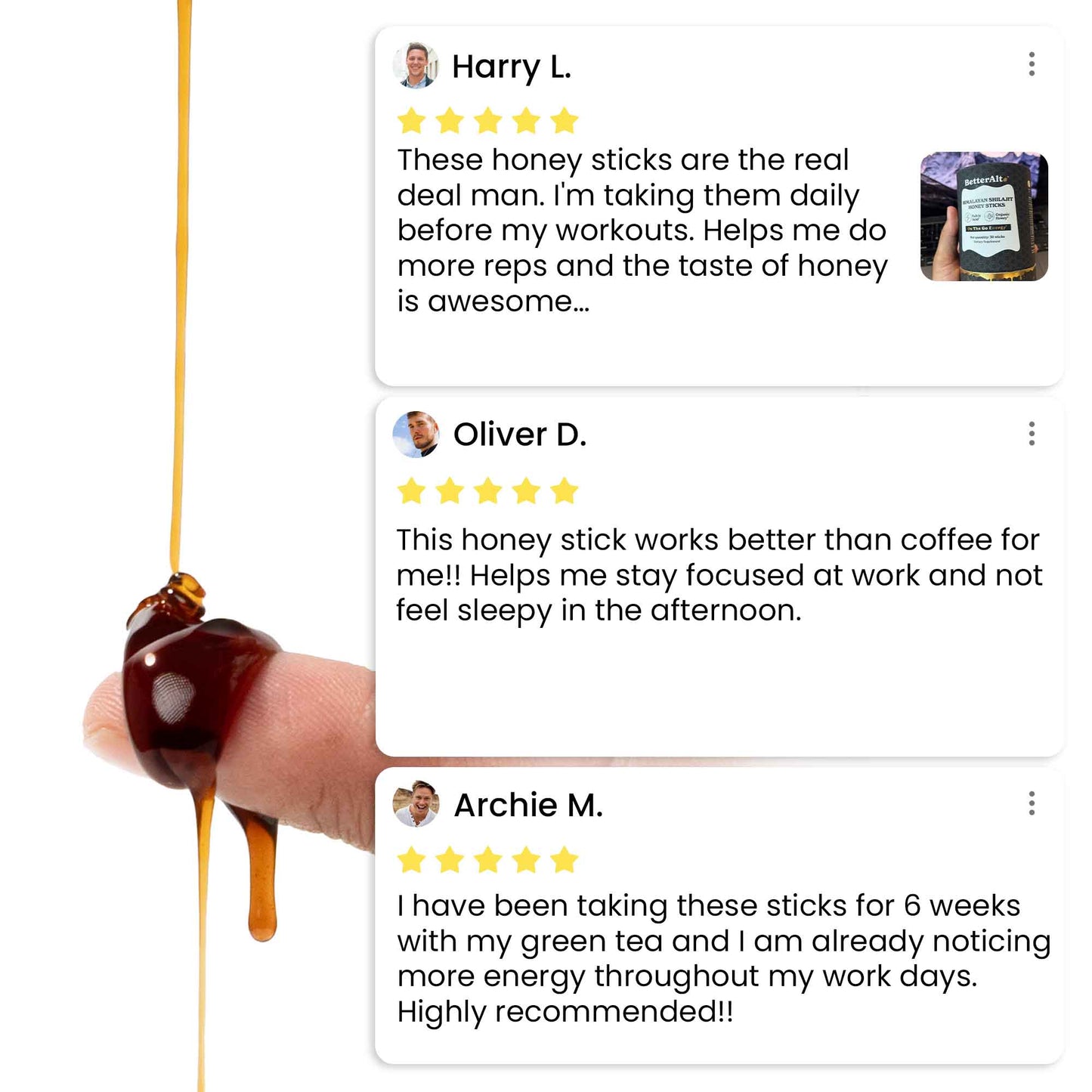 For MEN Shilajit Honey Packs