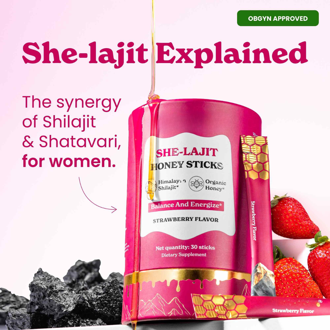 SHE-Lajit™ Award Winning Honey Packs