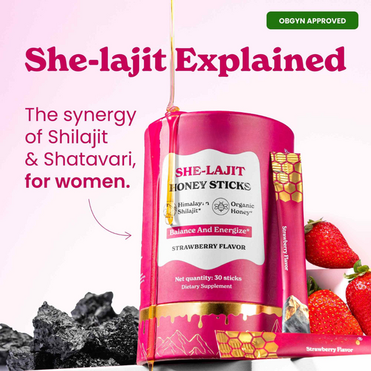 SHE-Lajit™ Award Winning Honey Packs