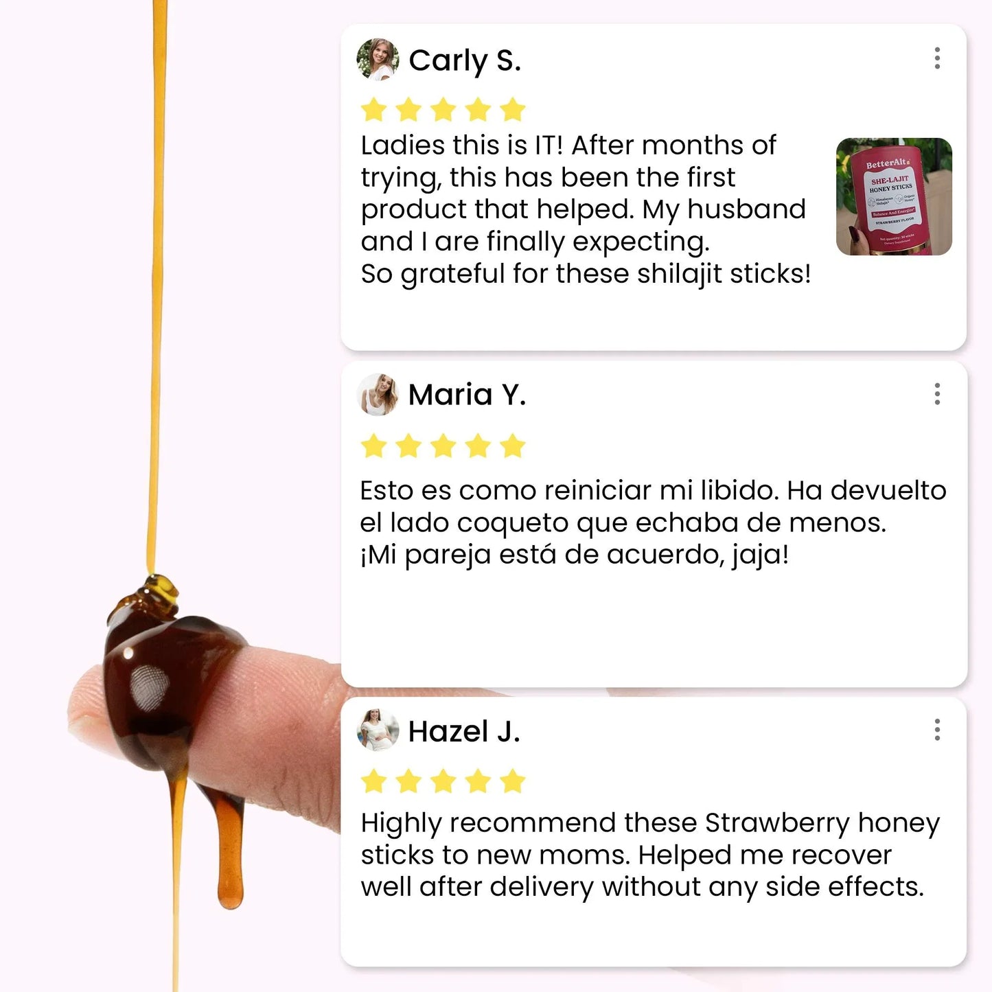 SHE-Lajit™ Award Winning Honey Packs