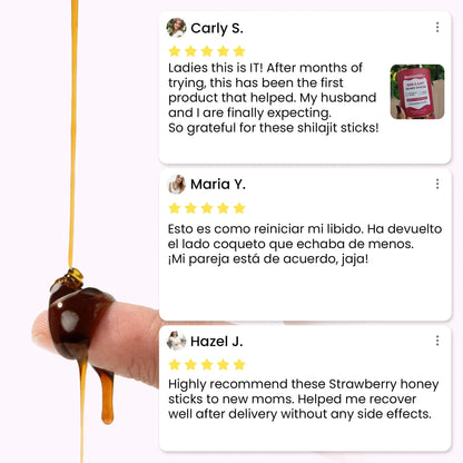 SHE-Lajit™ Award Winning Honey Packs